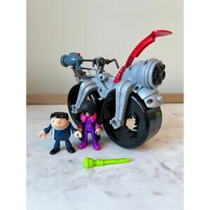 Imaginext Minions The Rise of Gru - Gru's Rocket Launcher Bike Figure Complete